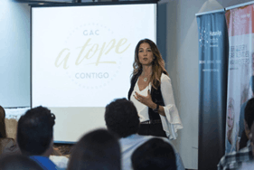 Eva Cantero en la masterclass de Inma Puig