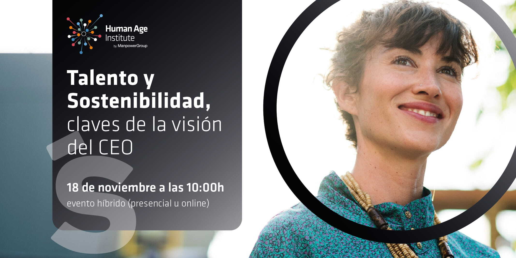 Banner de talento y sostenibilidad