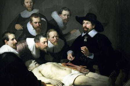 Obra de arte de médico clásico