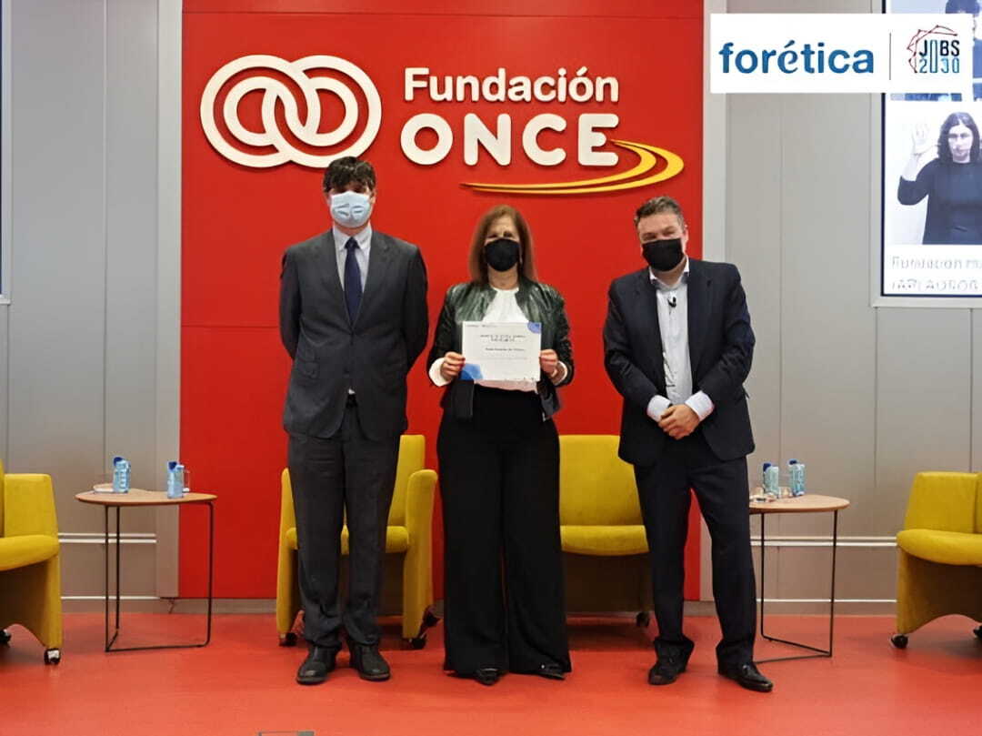 Representantes de ManpowerGroup, Fundación ONCE y PRISA