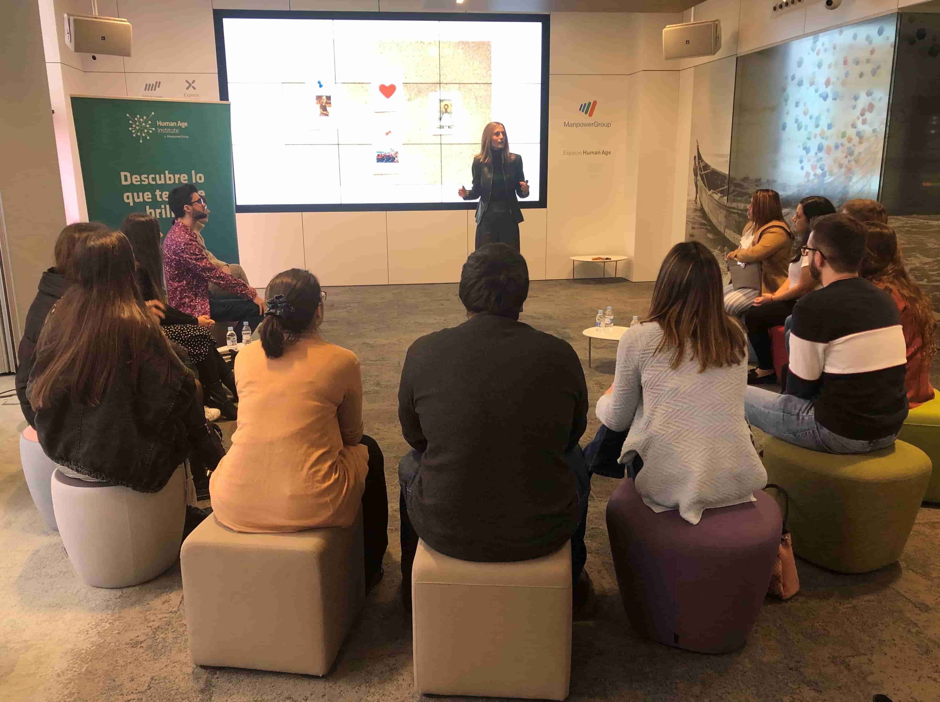 Loles Sala, directora de Talento y Cultura Región Mediterránea de ManpowerGroup, en un momento del encuentro