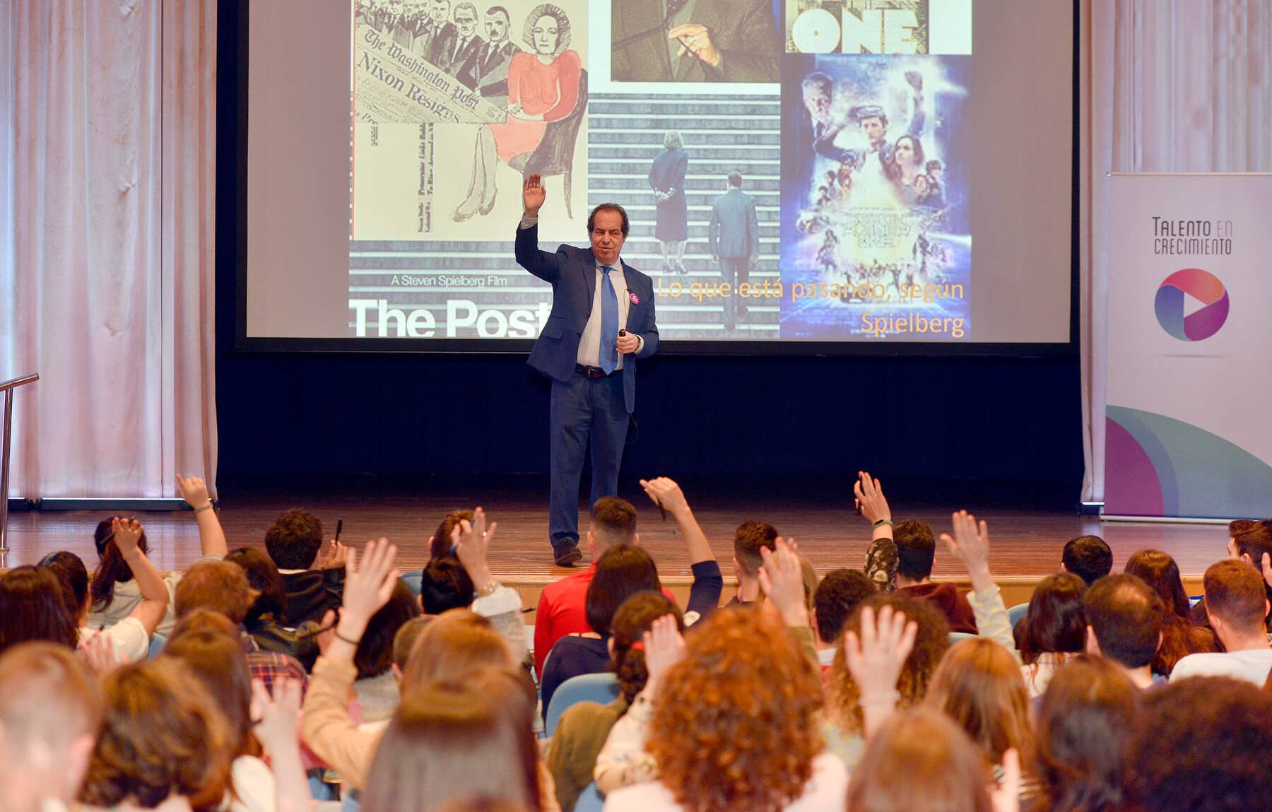 Juan Carlos Cubeiro en un momento de su intervención