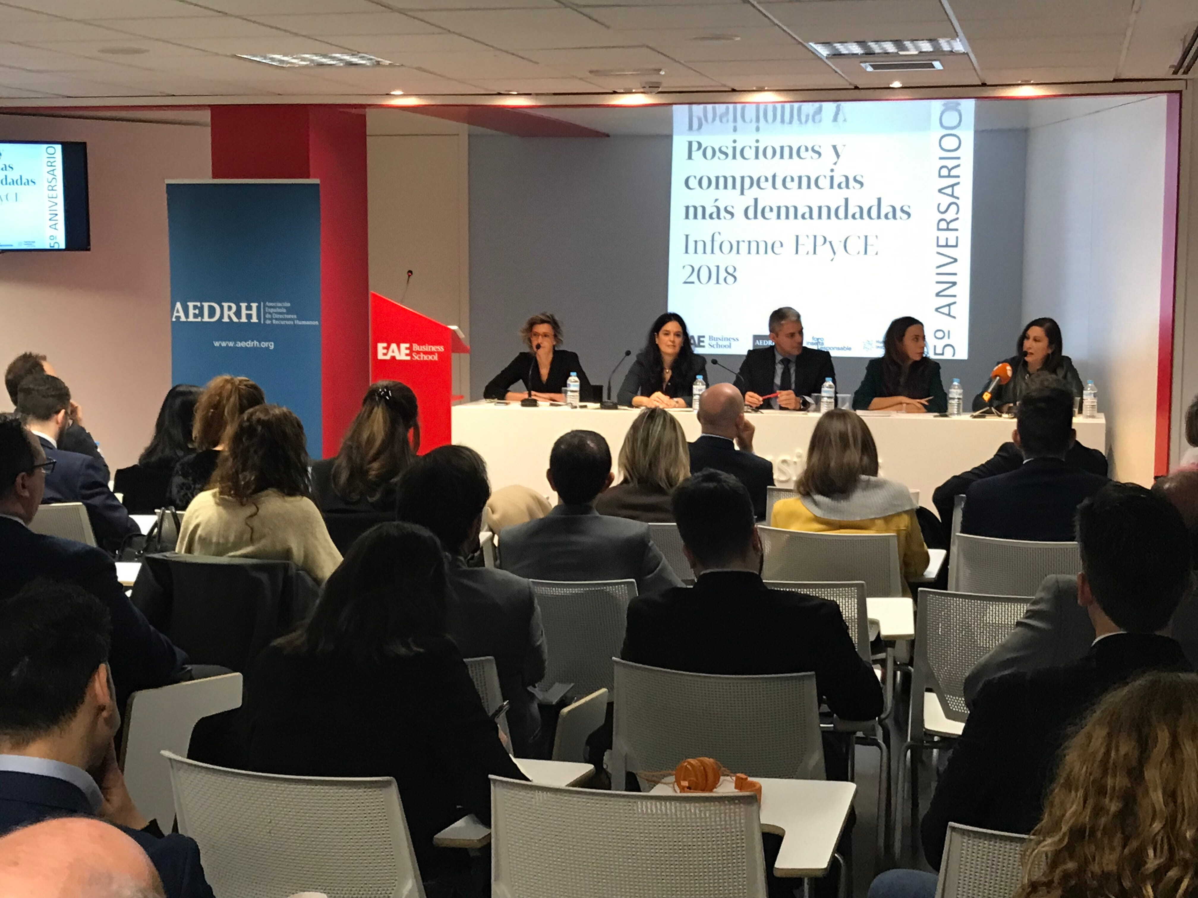 Quinto informe EPYCE 2018: Posiciones y Competencias más demandadas