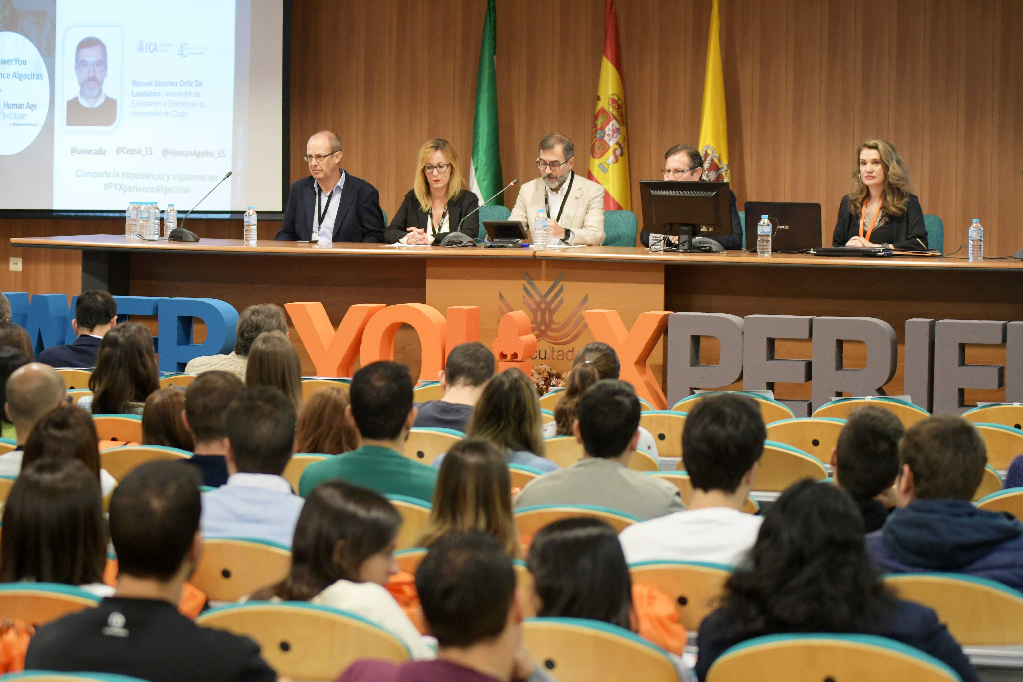 Jornada PowerYou Xperience en la facultad de enfermería de la Universidad de Cádiz