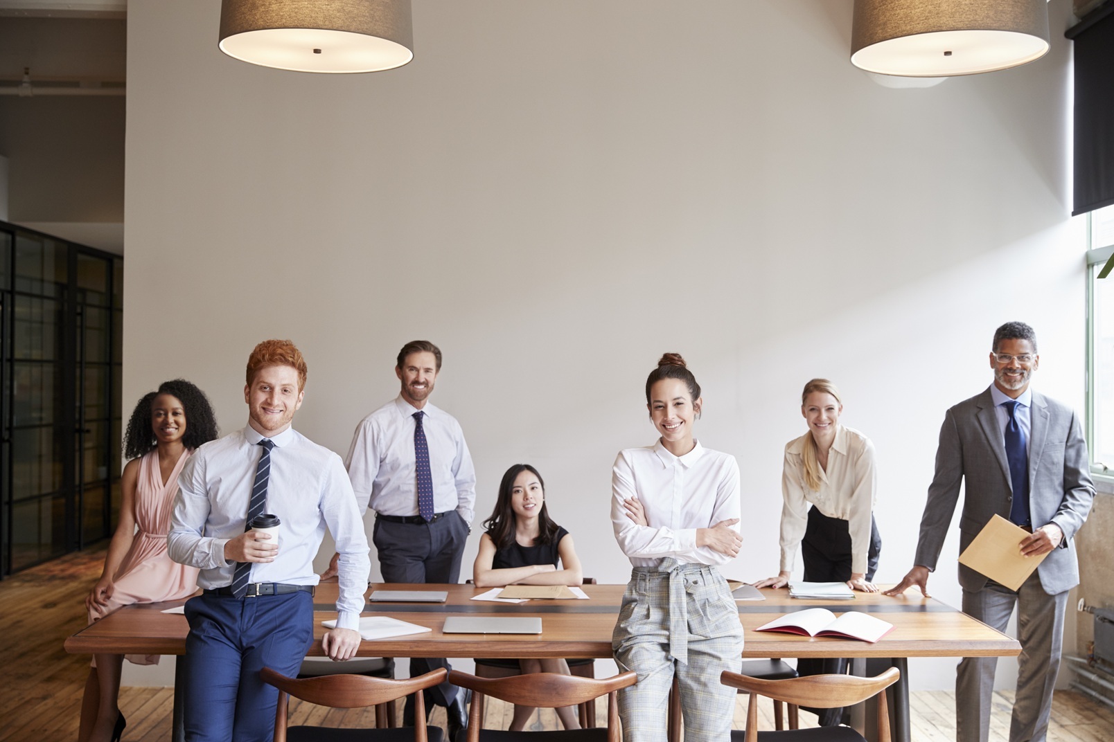 Profesionales en una oficina