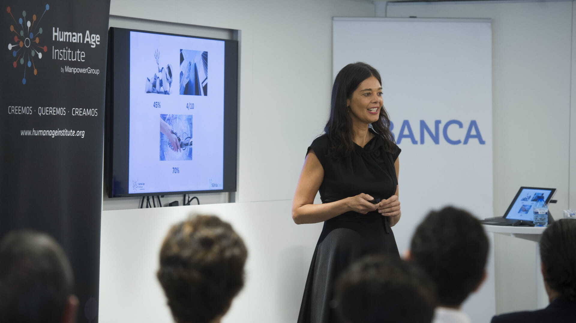 Silvia Leal en su masterclass